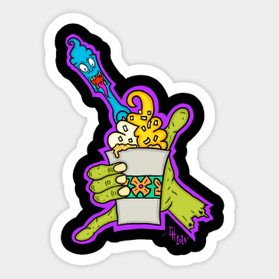 The pineapple swirl Sticker